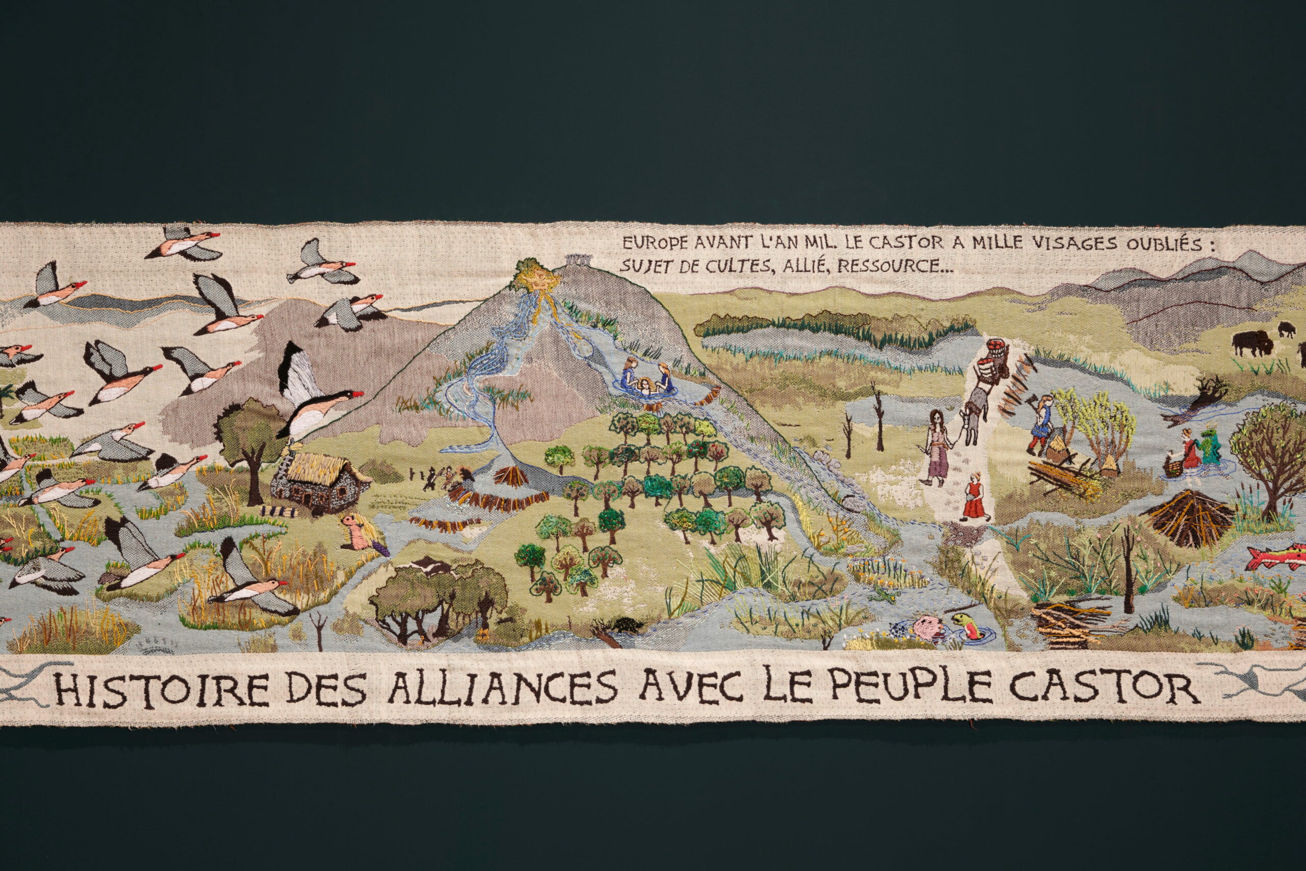« Histoire des alliances avec le peuple castor » de Suzanne Husky – Château de Châteaudun, 2024